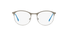 Prada Linea Rossa PS 53IV Top Matte Gunmetal/Gunmetal 7CQ1O1 three-quarter view