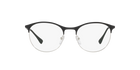 Prada Linea Rossa PS 53IV Top Black/Silver GAQ1O1 three-quarter view