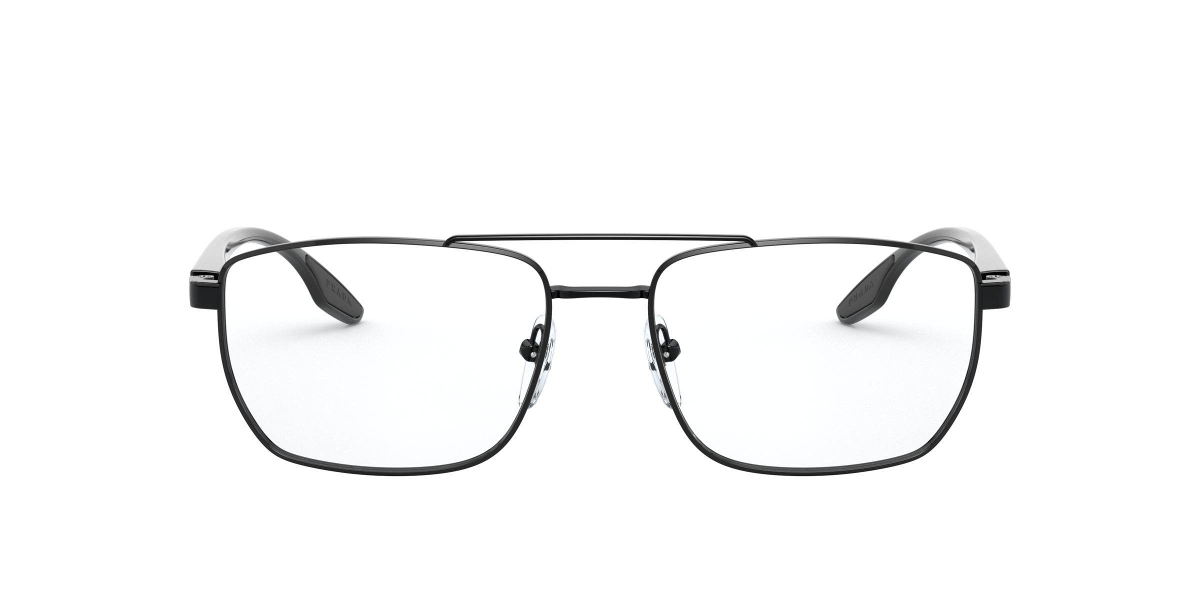 Prada Linea Rossa PS 53MV Black 1AB1O1 three-quarter view