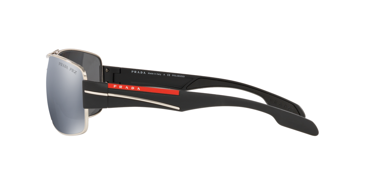 Prada Linea Rossa PS 53NS Silver 1BC07H side view