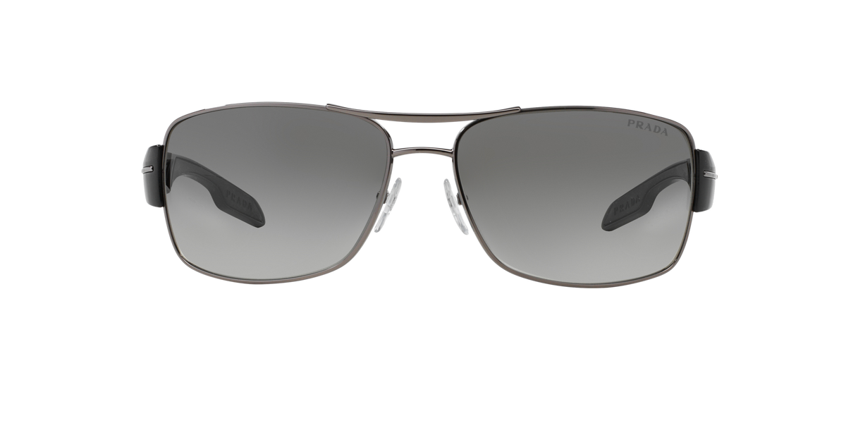 Prada Linea Rossa PS 53NS Gunmetal 5AV3M1 front view