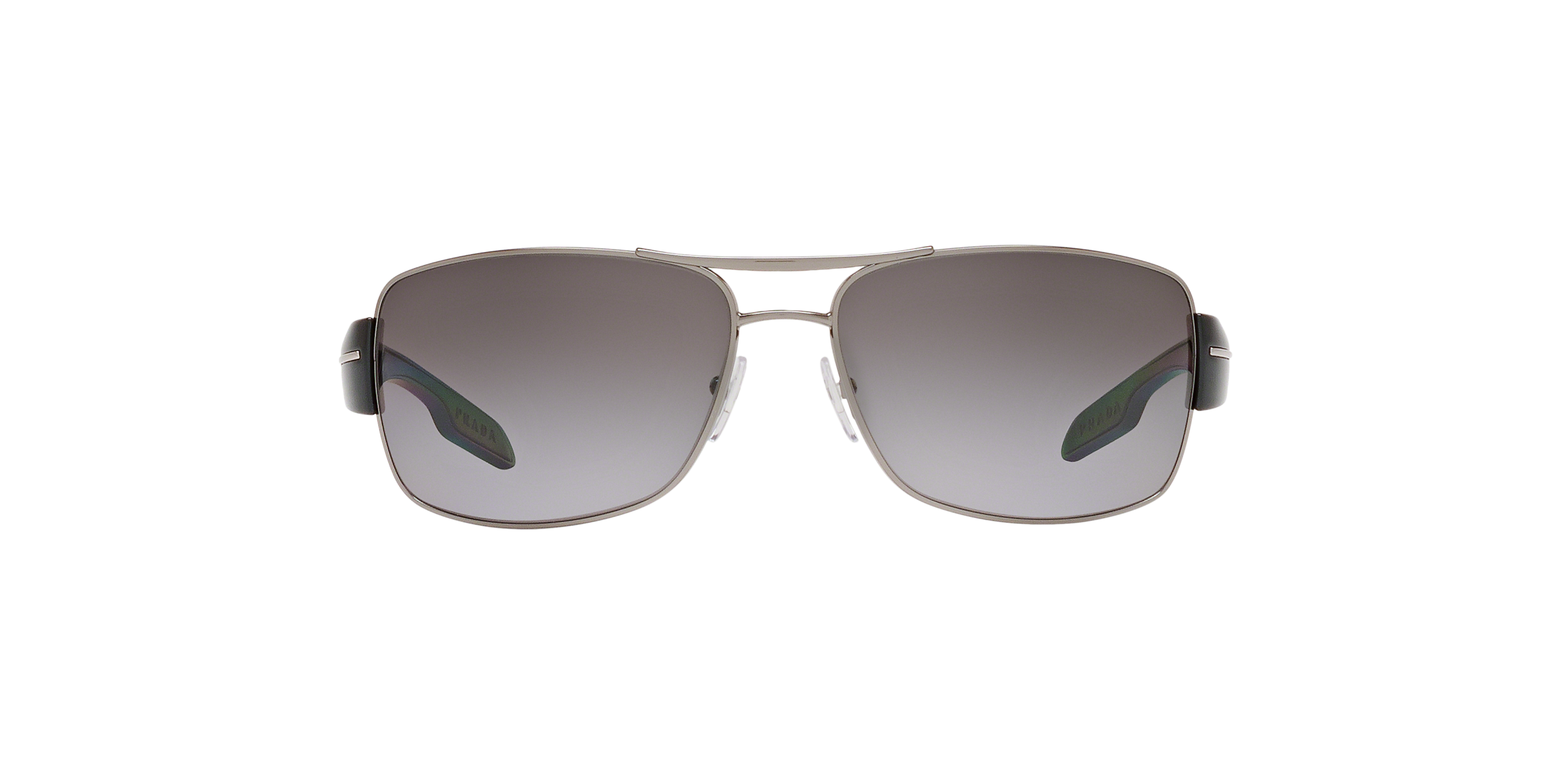 Prada Linea Rossa PS 53NS Gunmetal 5AV5W1 front view
