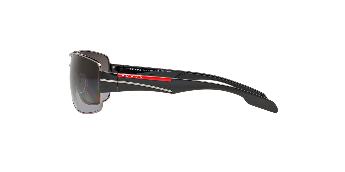 Prada Linea Rossa PS 53NS Gunmetal 5AV5W1 side view