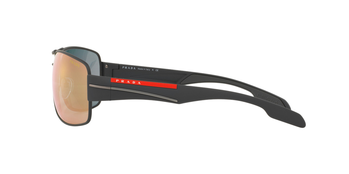 Prada Linea Rossa PS 53NS Grey Rubber TIG2D2 side view