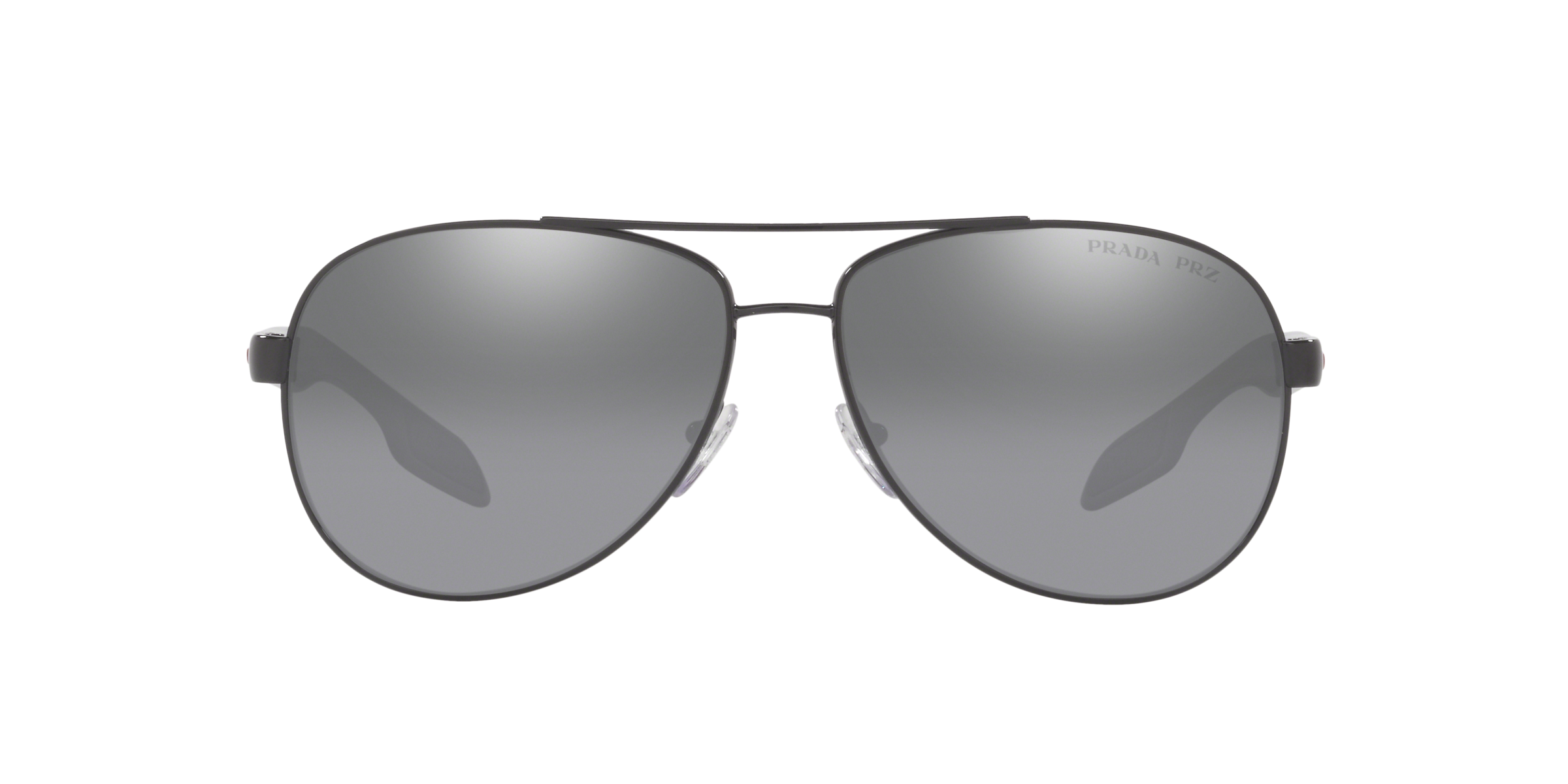 Prada Linea Rossa PS 53PS Black 1AB2F2 front view