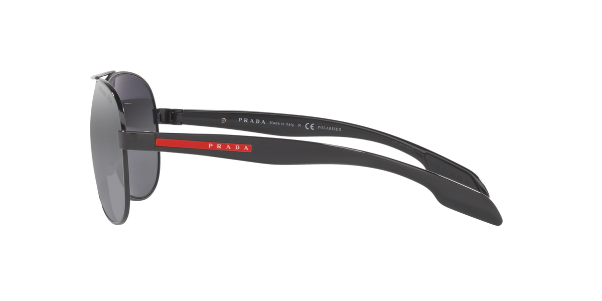 Prada Linea Rossa PS 53PS Black 1AB2F2 side view