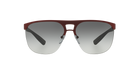 Prada Linea Rossa PS 53QS Bordeaux Rubber TWM3M1 three-quarter view