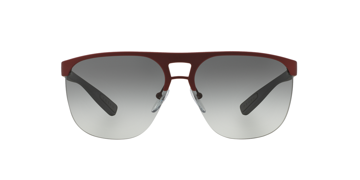 Prada Linea Rossa PS 53QS Bordeaux Rubber TWM3M1 three-quarter view