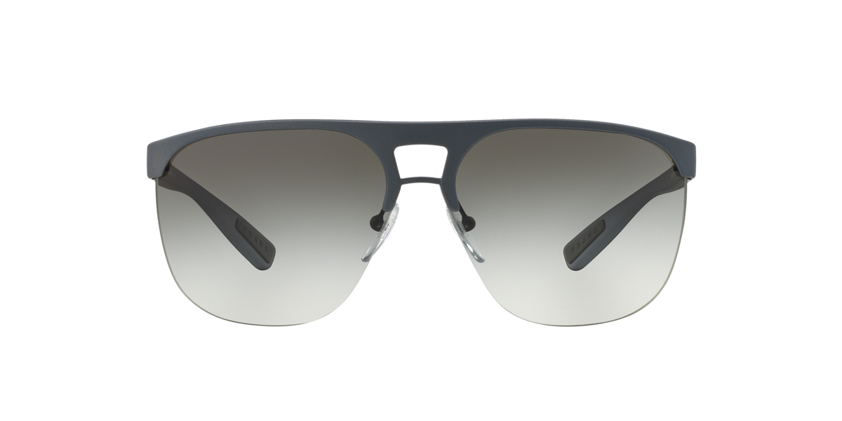 Prada Linea Rossa PS 53QS Light Grey Rubber TWP0A7 three-quarter view