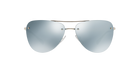 Prada Linea Rossa PS 53RS Silver 1BC5K2 three-quarter view