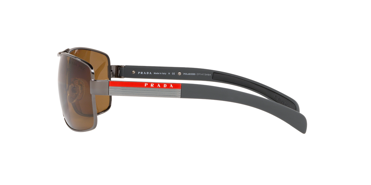 Prada Linea Rossa PS 54IS Gunmetal 5AV5Y1 side view