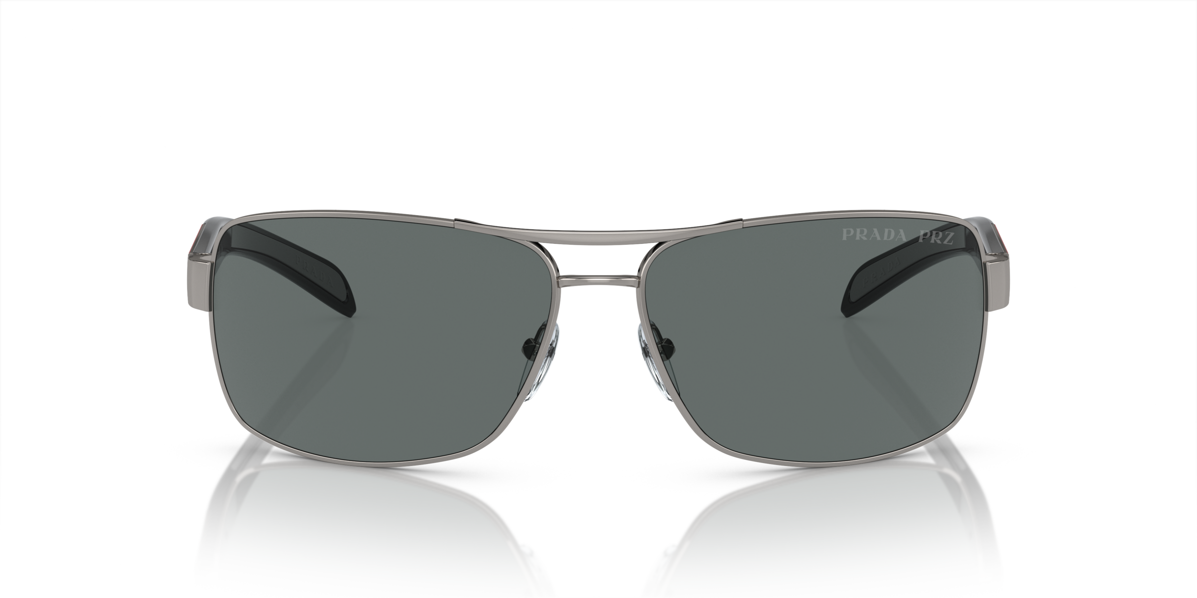Prada Linea Rossa PS 54IS Gunmetal 5AV5Z1 front view