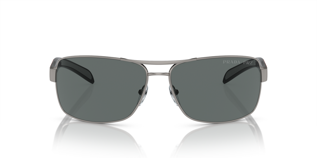 Prada Linea Rossa PS 54IS Gunmetal 5AV5Z1 front view