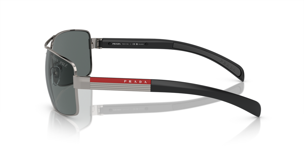 Prada Linea Rossa PS 54IS Gunmetal 5AV5Z1 side view
