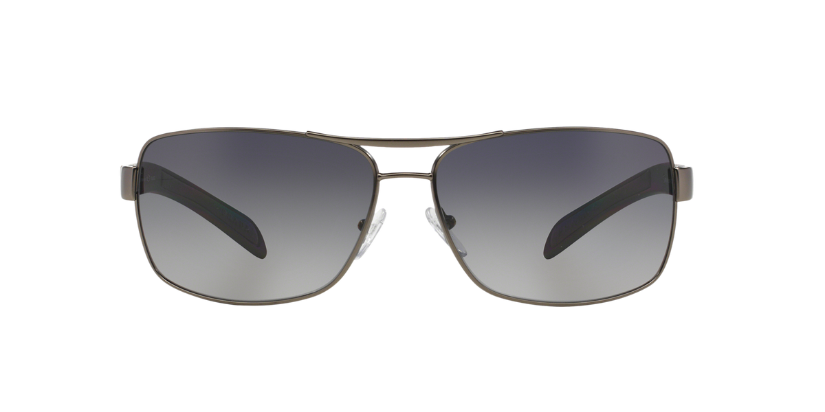 Prada Linea Rossa PS 54IS Gunmetal Demi Shiny 7CQ5W1 front view