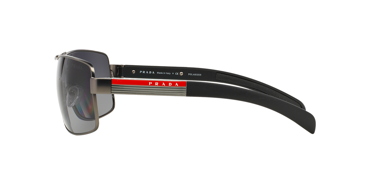 Prada Linea Rossa PS 54IS Gunmetal Demi Shiny 7CQ5W1 side view