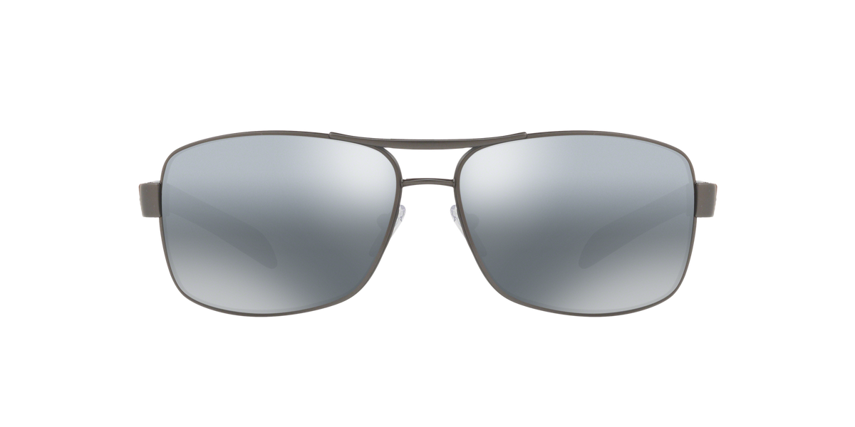 Prada Linea Rossa PS 54IS Gunmetal Rubber DG12F2 front view