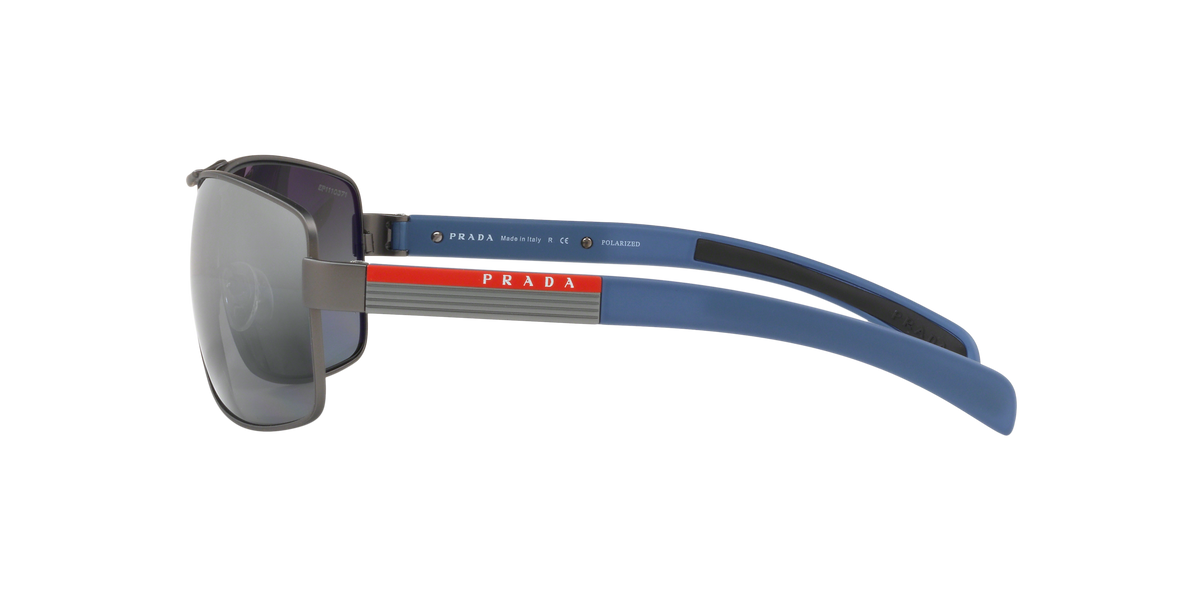 Prada Linea Rossa PS 54IS Gunmetal Rubber DG12F2 side view