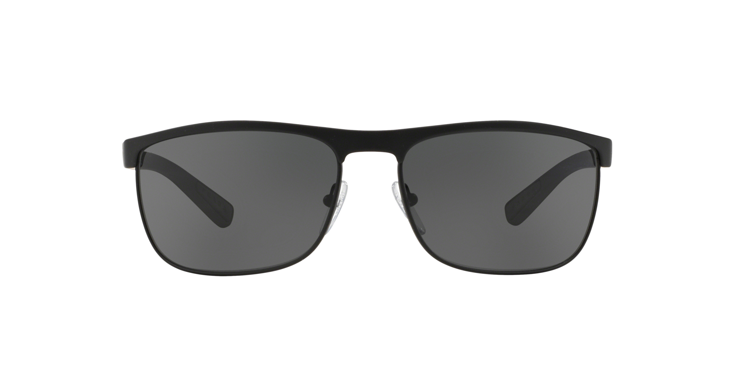 Prada Linea Rossa PS 54QS Black Rubber DG01A1 three-quarter view