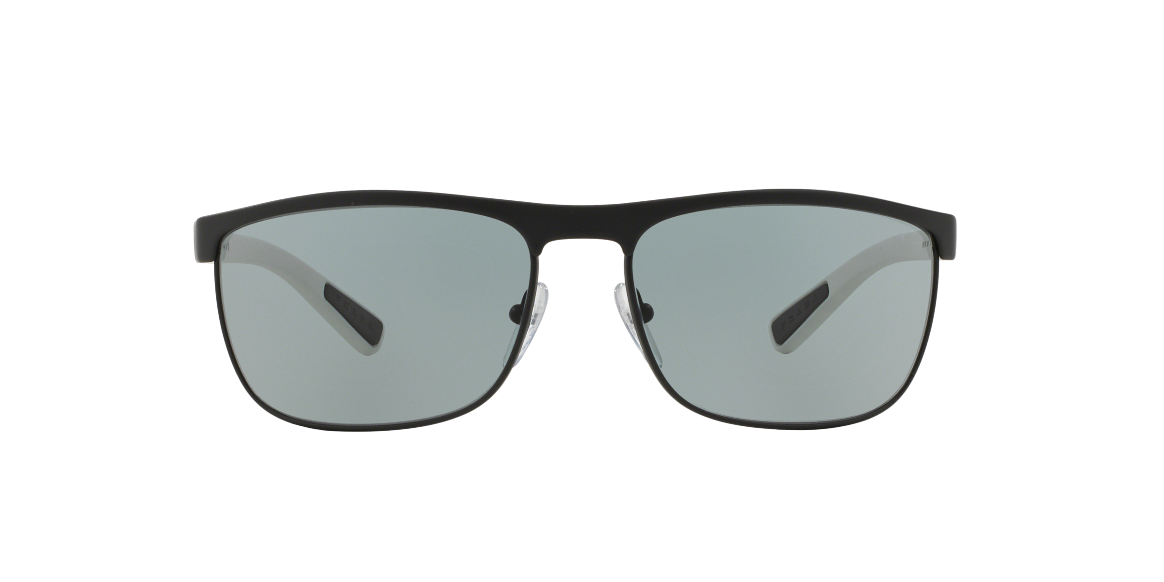 Prada Linea Rossa PS 54QS Grey Rubber TIG3C2 three-quarter view