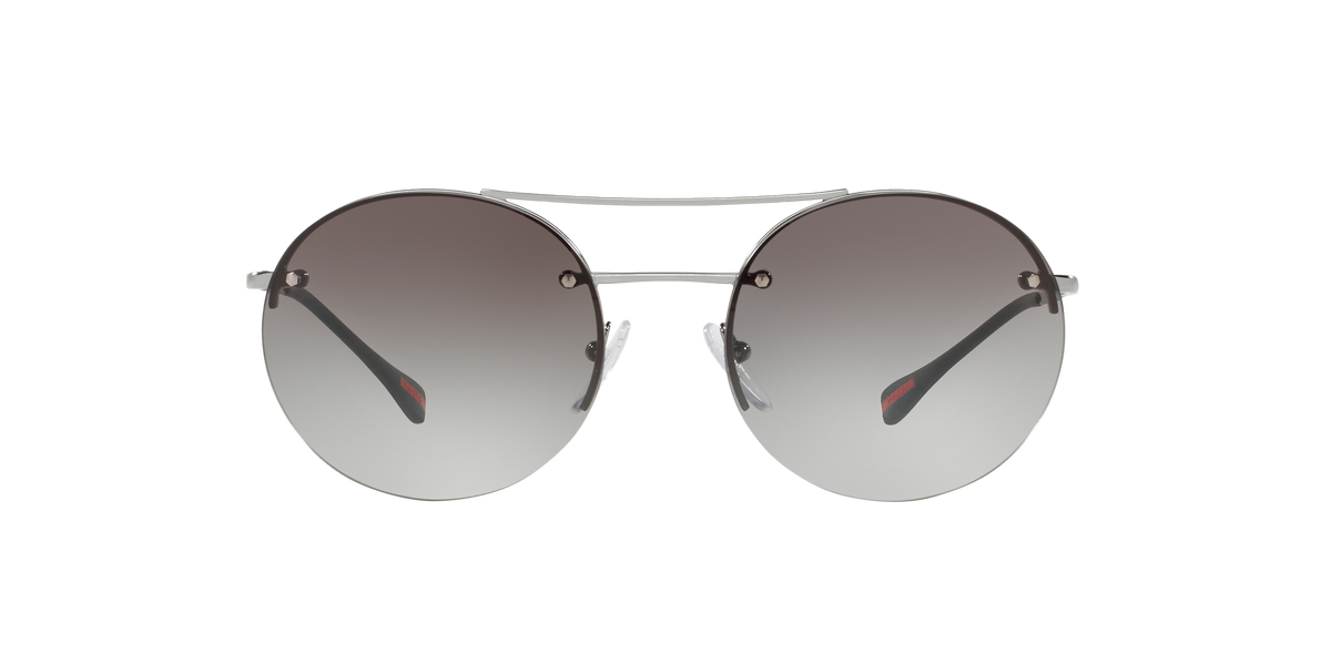 Prada Linea Rossa PS 54RS Silver 1BC0A7 three-quarter view