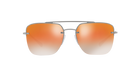 Prada Linea Rossa PS 54SS Gunmetal 5AV6U0 three-quarter view