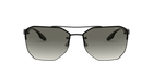 Prada Linea Rossa PS 54VS Black 1AB3M1 three-quarter view