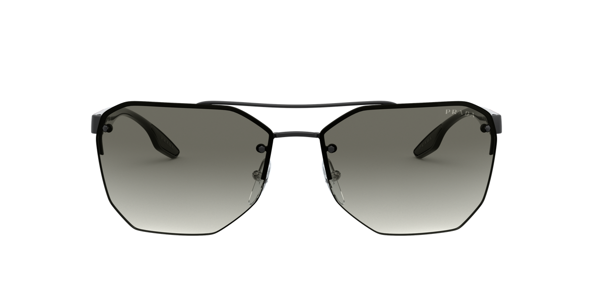 Prada Linea Rossa PS 54VS Black 1AB3M1 three-quarter view