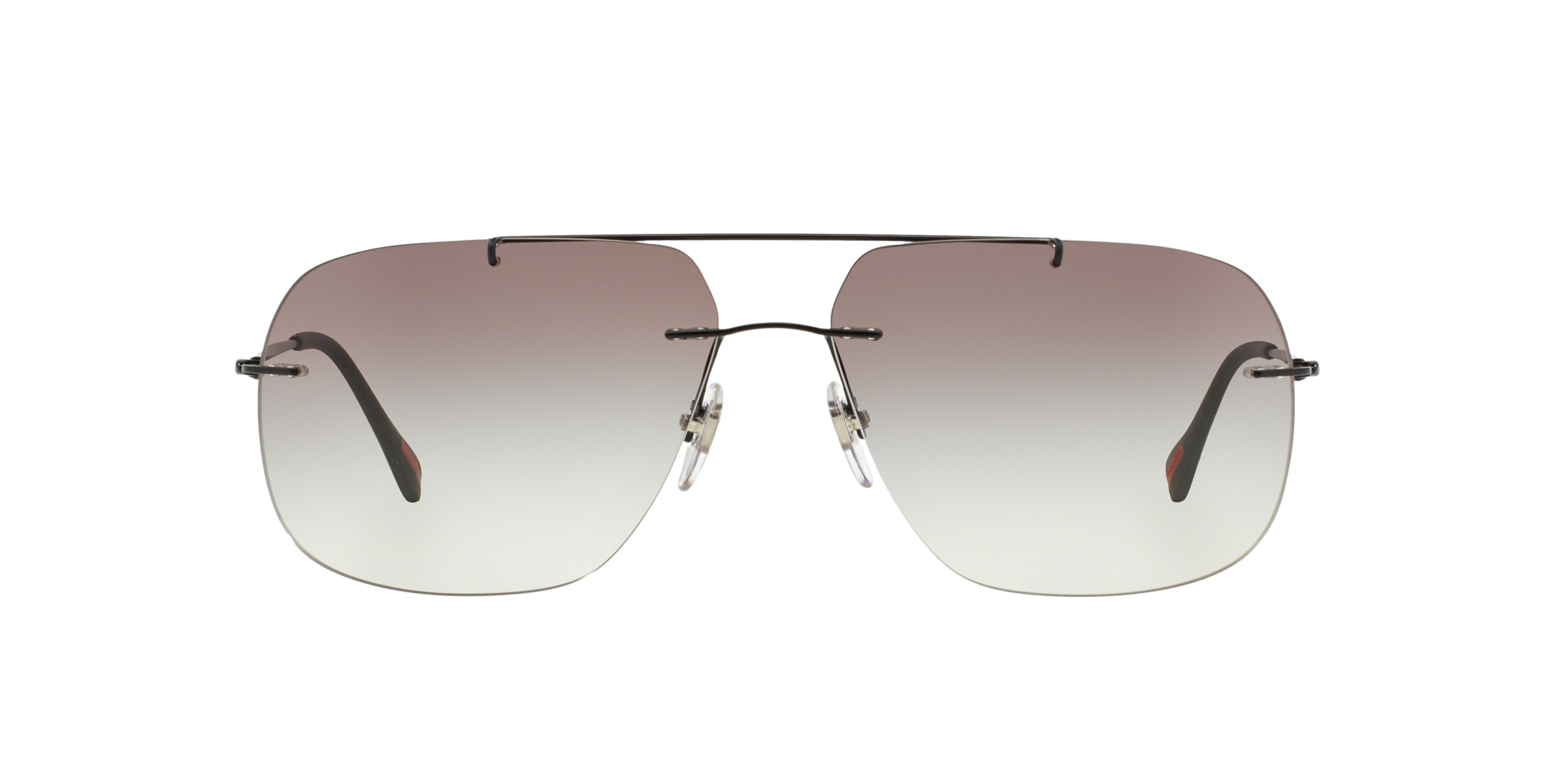 Prada Linea Rossa PS 55PS Matte Black 1BO0A7 three-quarter view