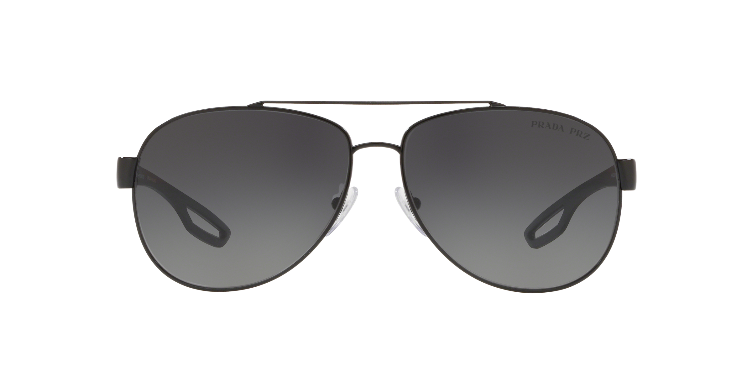 Prada Linea Rossa PS 55QS Black 1AB5W1 three-quarter view