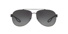 Prada Linea Rossa PS 55QS Black 1AB5W1 three-quarter view