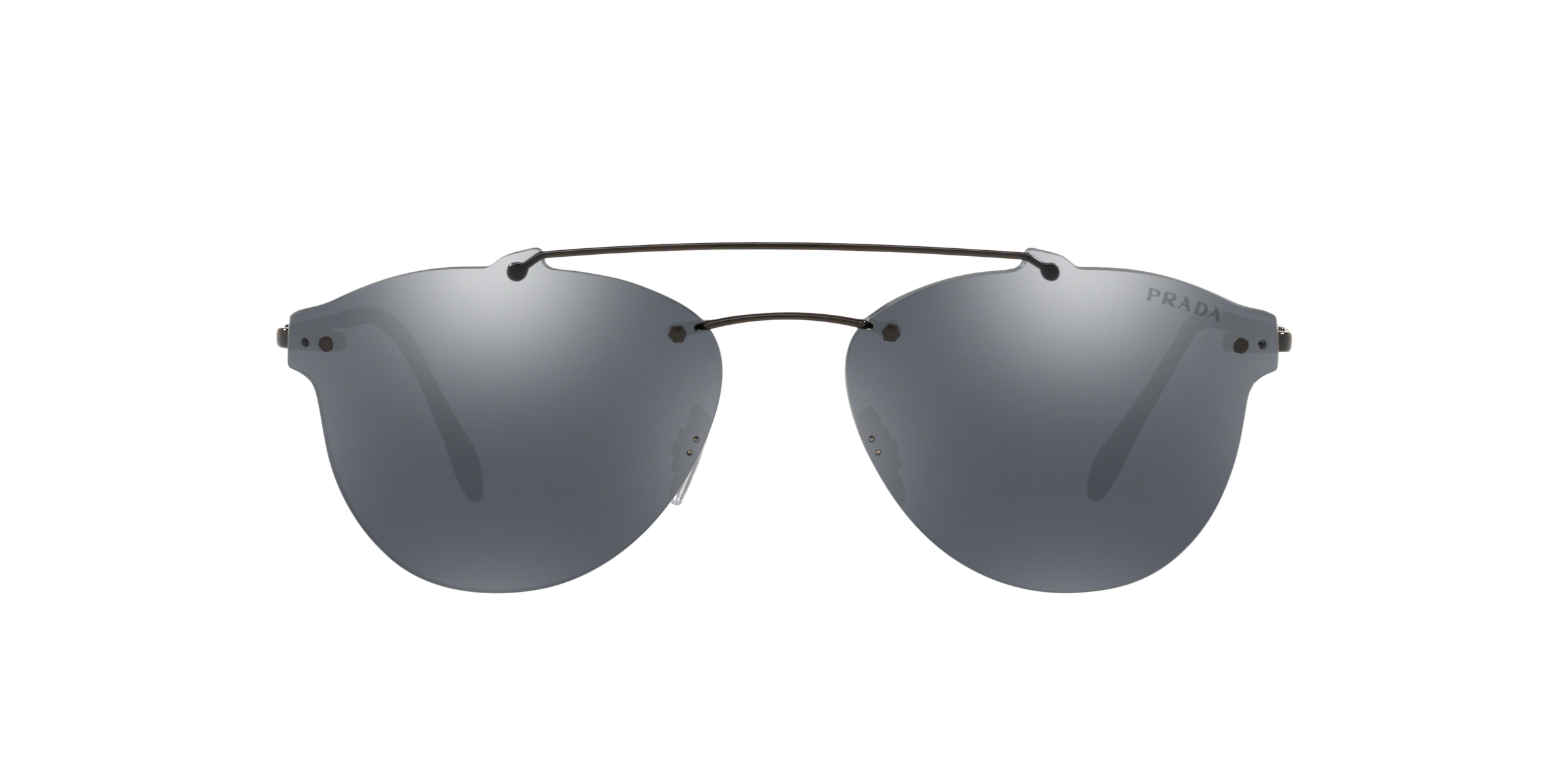 Prada Linea Rossa PS 55TS Black 1AB5L0 three-quarter view