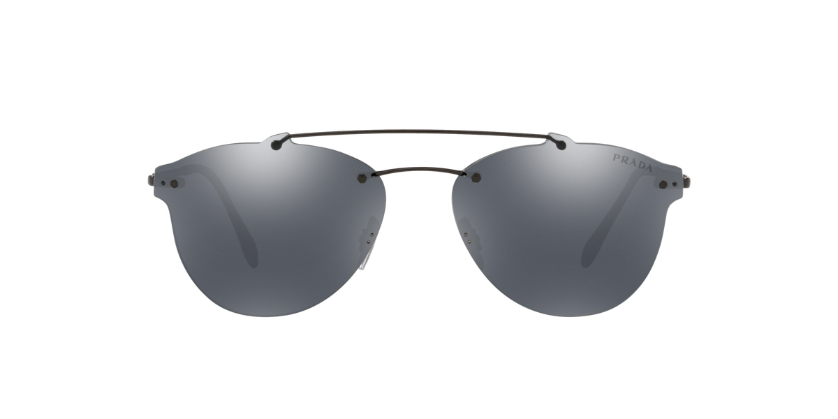 Prada Linea Rossa PS 55TS Black 1AB5L0 three-quarter view