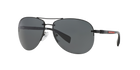 Prada Linea Rossa PS 56MS Black 1BO1A1 three-quarter view