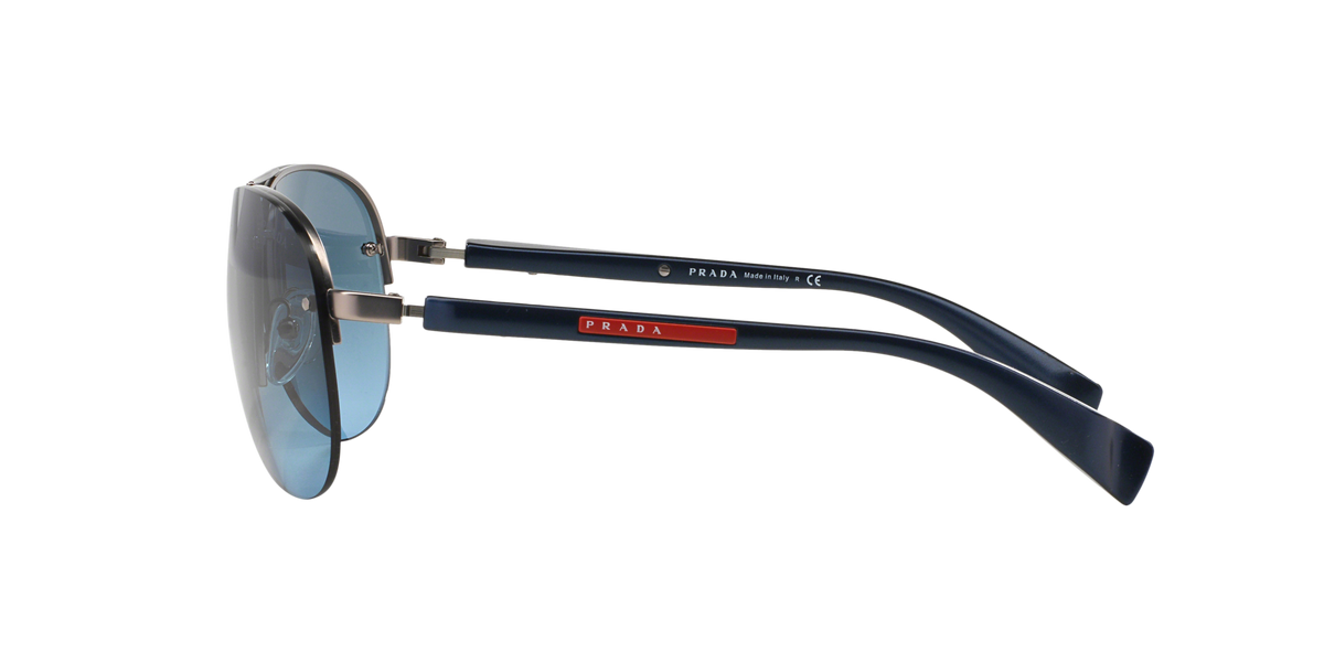 Prada Linea Rossa PS 56MS Pewter Demi Shiny 5AS5I1 side view