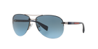 Prada Linea Rossa PS 56MS Pewter Demi Shiny 5AS5I1 three-quarter view