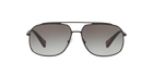 Prada Linea Rossa PS 56RS Black Rubber DG00A7 three-quarter view