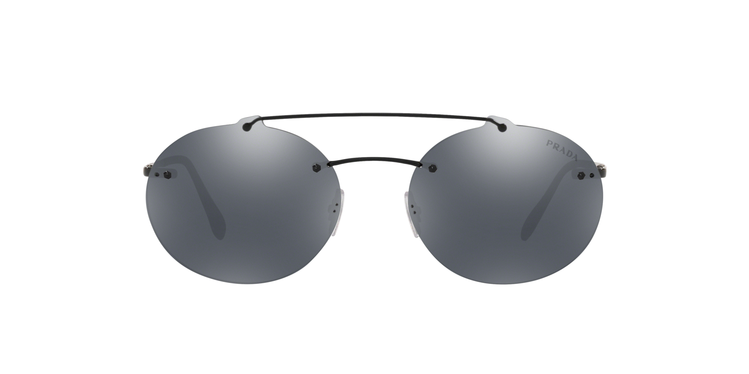 Prada Linea Rossa PS 56TS Black 1AB5L0 three-quarter view