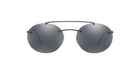 Prada Linea Rossa PS 56TS Black 1AB5L0 three-quarter view