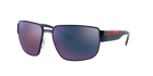 Prada Linea Rossa PS 56VS Black 1AB01G three-quarter view
