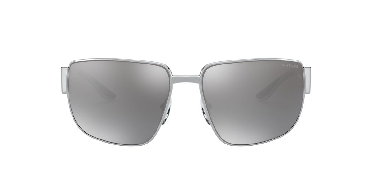 Prada Linea Rossa PS 56VS Silver 1BC05G front view