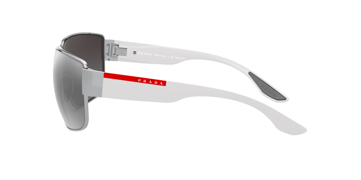 Prada Linea Rossa PS 56VS Silver 1BC05G side view