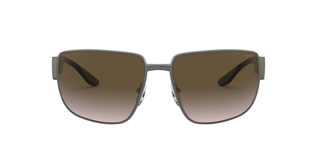 Prada Linea Rossa PS 56VS Matte Gunmetal 7CQ04G front view
