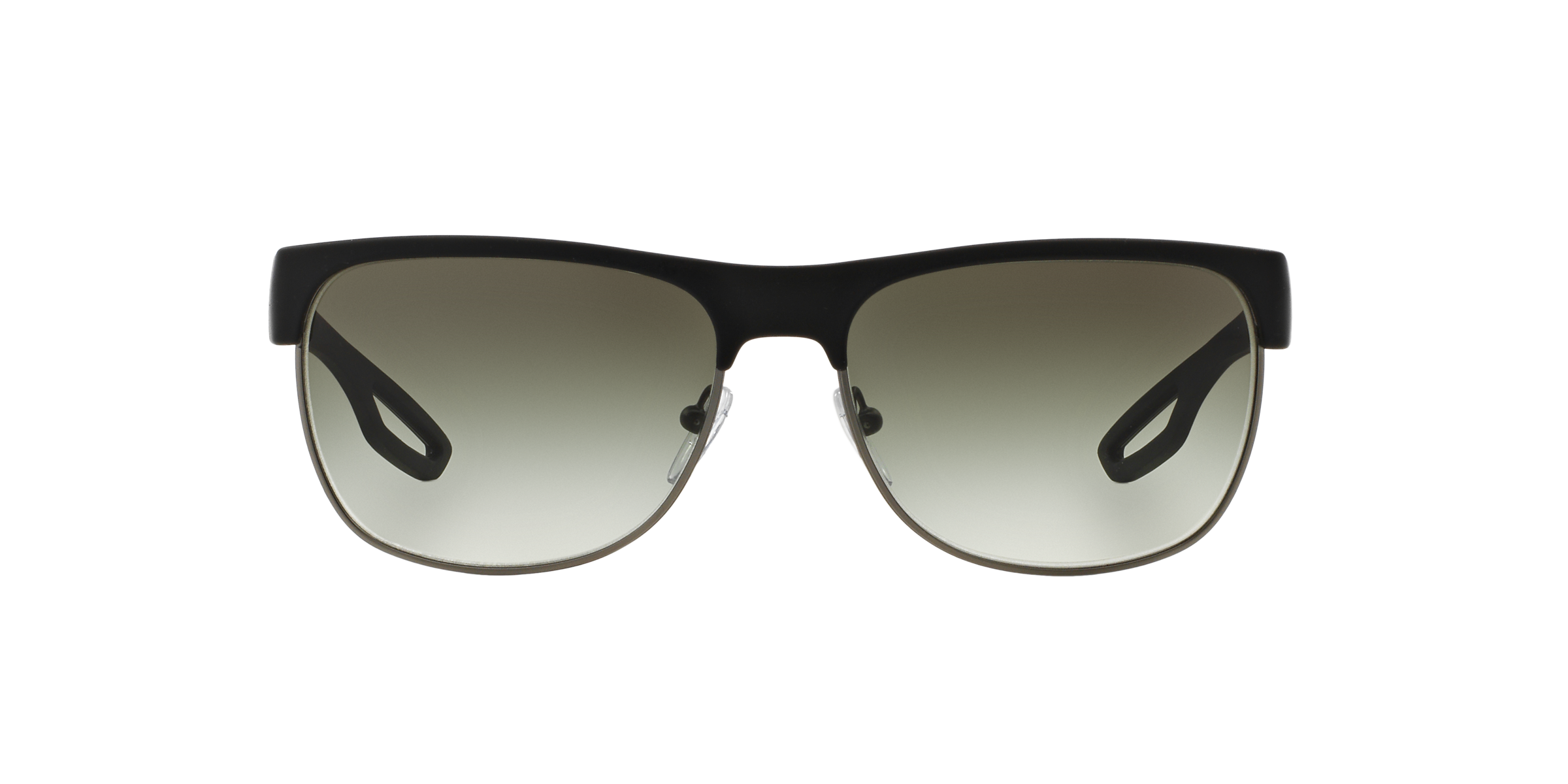 Prada Linea Rossa PS 57QS Black Rubber DG00A7 three-quarter view