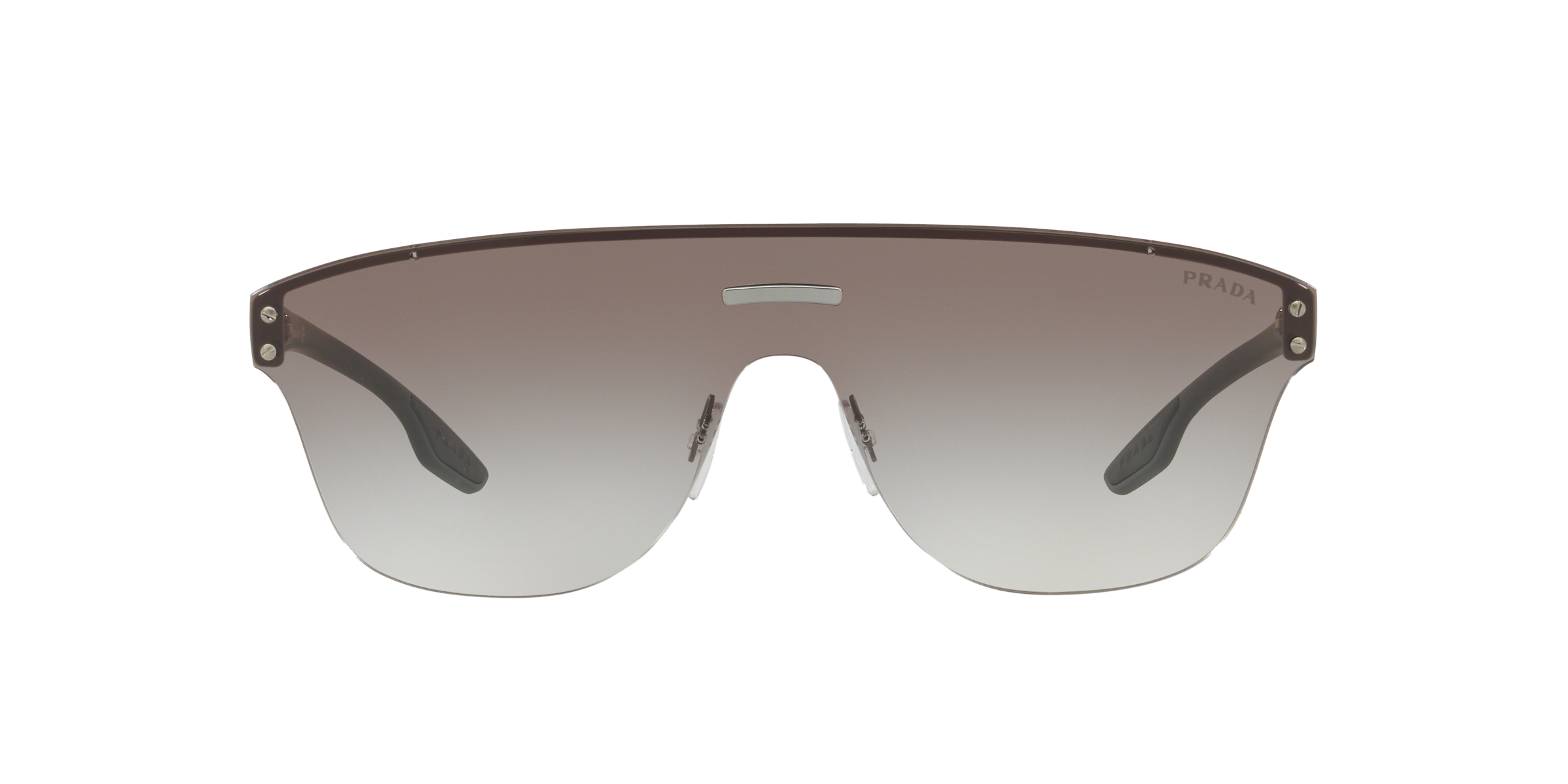 Prada Linea Rossa PS 57TS Gunmetal 0A70A7 three-quarter view