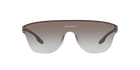Prada Linea Rossa PS 57TS Gunmetal 0A70A7 three-quarter view
