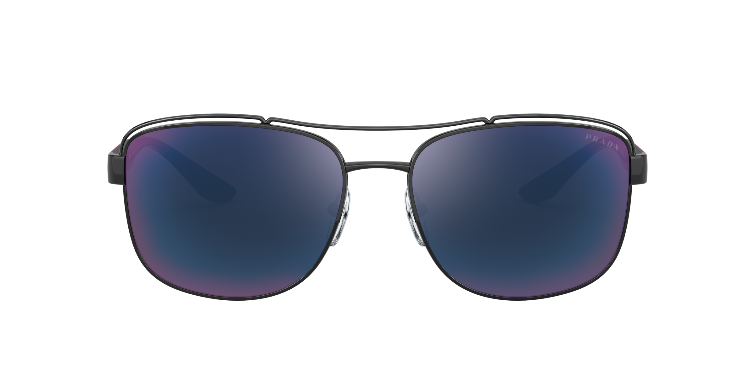 Prada Linea Rossa PS 57VS Black 1AB01G three-quarter view