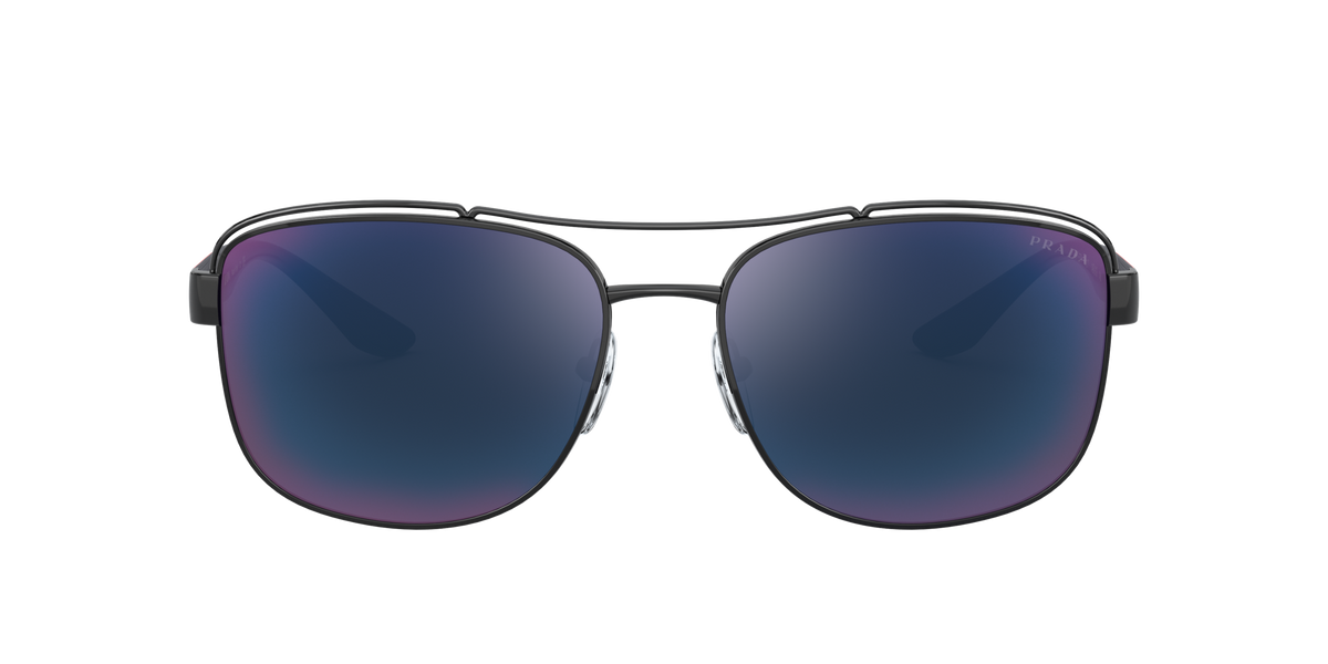 Prada Linea Rossa PS 57VS Black 1AB01G three-quarter view