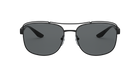 Prada Linea Rossa PS 57VS Matte Black 1BO02G three-quarter view