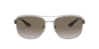 Prada Linea Rossa PS 57VS Matte Gunmetal 7CQ04G three-quarter view